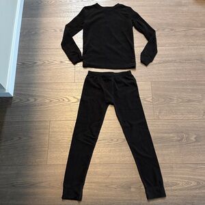 Cuddl Duds Boys Medium Cold Weather Fleece-Lined Thermal 2-Piece Set